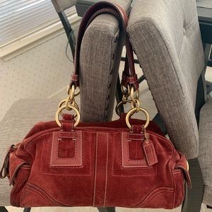 COACH Suede Satchel